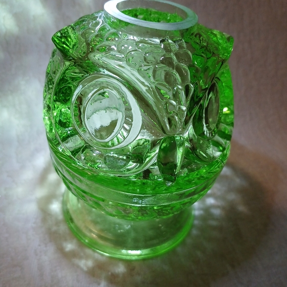 Green Owl Fairy Lamp With Beautiful Details And Color New Not Box Last One. - Picture 7 of 8
